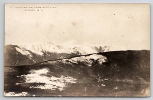 MT Washington From Black Mountain Jackson NH Real Photo Postcard Y26