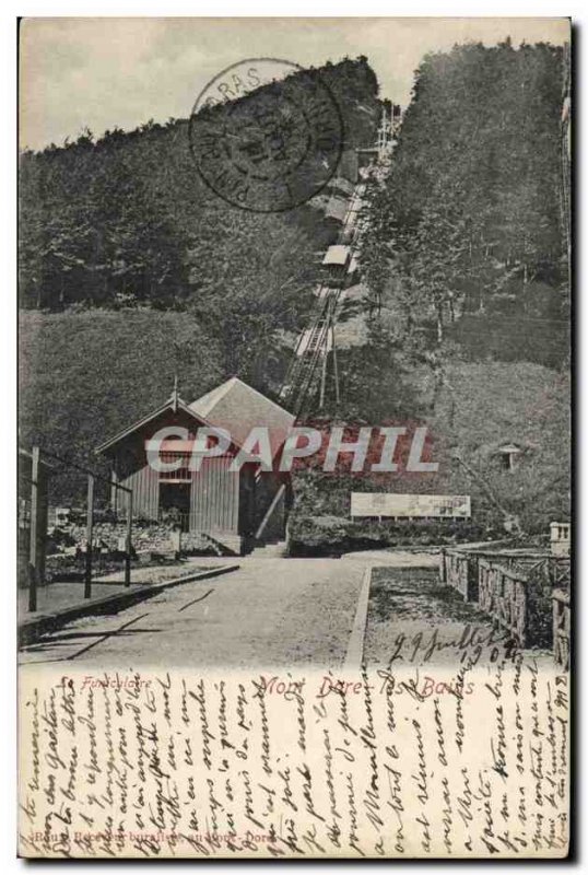 Mont Dore baisn Old Postcard Funicular