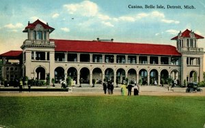 Circa 1910 Casino, Belle Isle, Detroit, Michigan Vintage Postcard P7