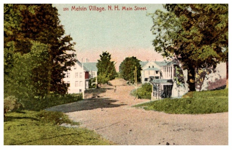 New Hampshire Melvin Village , Main street