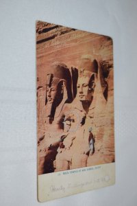 38 Rock Temple at Abu Simbel Egypt Postcard