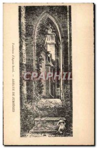 Postcard Abbey of Jumieges Tomb of & # 39Agnes Sorel