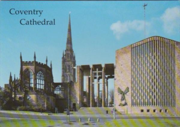 England Coventry The Cathedral Spire & East Side