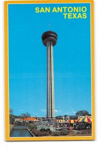 San Antonio Texas TX Vintage Postcard Tower of the Americas Observation Tower