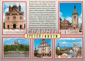 Modern Postcard Speyer Rhein bilder Kaiserdom Altportel rheinpanorama alte Mu...