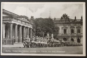 GERMANY THIRD 3rd REICH ORIGINAL CARD BERLIN MEMORIAL TO THE FALLEN WEHRMACHT