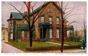 New York  Buffalo , Milburn residence, Pres. McKinley Died Here