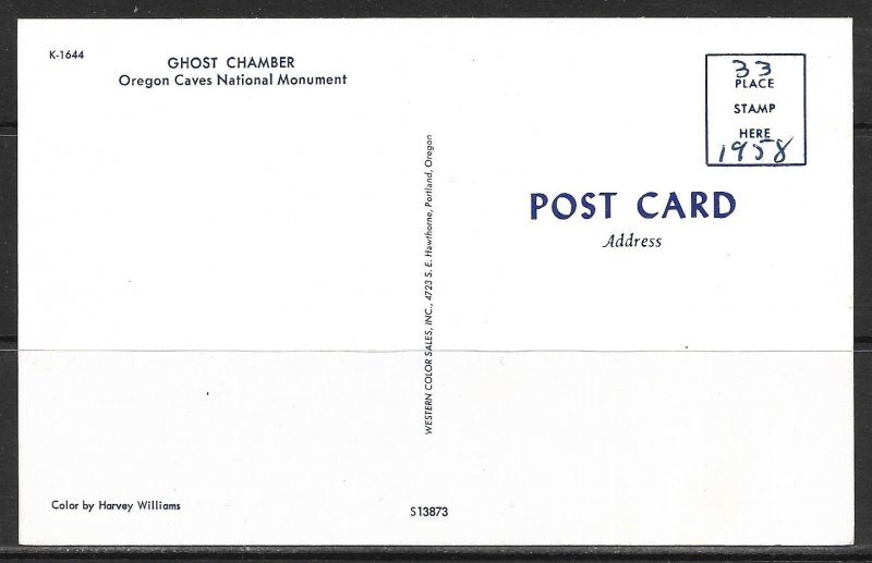 Oregon - Ghost Chamber - Caves National Monument - [OR-025]