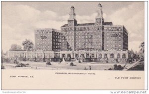 Virginia Fort Monroe Old Point Comfort Chamberlin-Vanderbilt Hotel Albertype