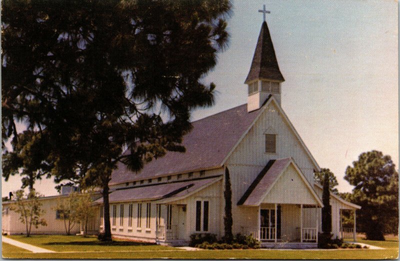 Vtg St Bartholomew's Episcopal Church St Peterburg Florida FL Postcard