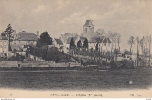HEROUVILLE, France, 1910-1920s, L'Eglise