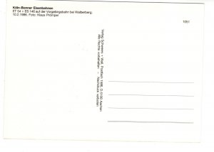 Köln Bonner Eisenbahnen  Railway Train, 1986, Germany