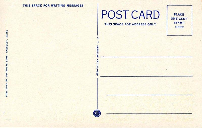 ME - Rangeley. Moonlight at Rangeley Lake