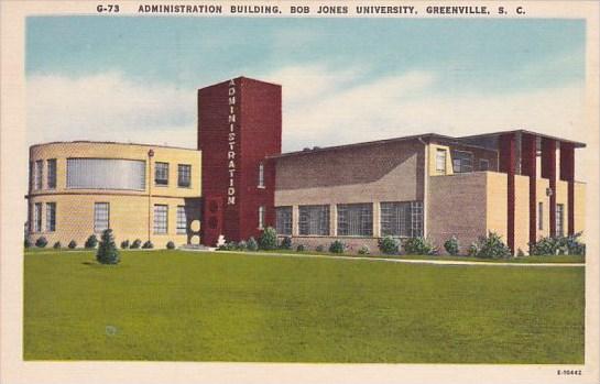 Administration Building Bob Jones University Greenville South Carolina