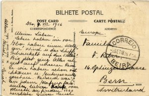 PC CPA MOZAMBIQUE / PORTUGAL, BEIRA, MAIN STREET, VINTAGE POSTCARD (b13395)