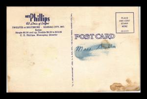 PHILLIPS HOTEL KANSAS CITY MISSOURI