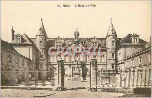 Old Postcard Melun The Hotel de Ville