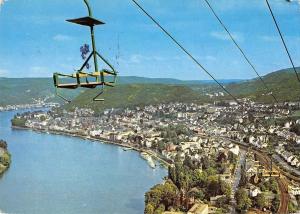 BT13547 Boppard am rhein blick auf die stadt mit seilbahn          Germany