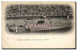 Old Postcard Sport Spain Bullfight Toro Taurus Suerte Capa