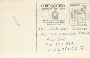 Entier Postal Stationery Postal Sri Lanka Ceylon Lion