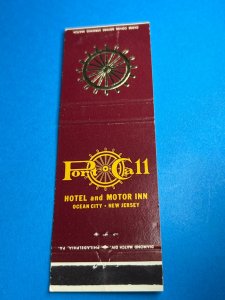 Vintage Matchbook Cover Port O Call Hotel & Motor Inn Ocean City, NJ MB134