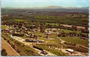 VINTAGE POSTCARD AERIAL VIEW OF THE SHELBURNE MUSEUM VERMONT 1960s