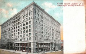 Vintage Postcard 1907 Office Building Ellicott Square Buffalo New York N. Y.