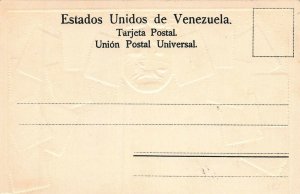 Venezuela Stamps on Early Embossed Postcard, Unused, Published by Ottmar Zieher