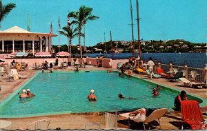 Bermuda Hamilton Princess Hotel Swimming Pool 1968