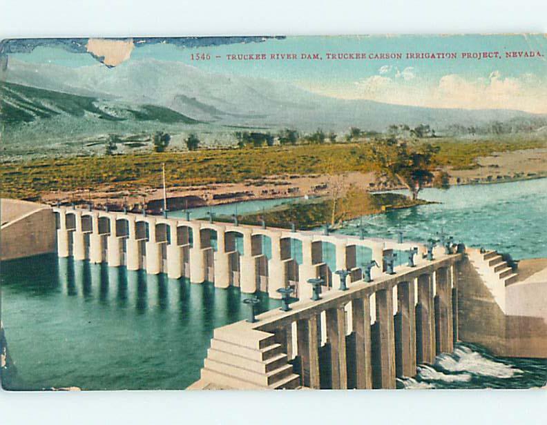 Edge Wear - TRUCKEE RIVER DAM AT PROJECT Near Reno & Carson City NV p1967