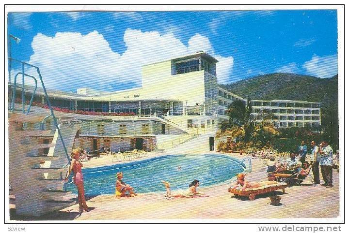 Swimming Pool, The Virgin isle Hotel, St. Thomas, Virgin Island, U.S., 40-60s