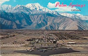 Palm Springs Aerial View 1971 Chrome