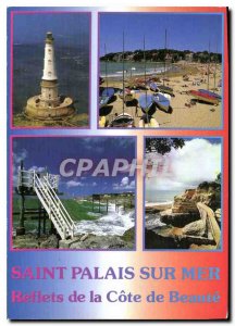 Postcard Modern Cote de Beaute Saint Palais sur Mer summer Atmosphere