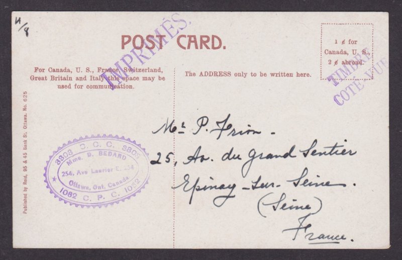 Postcard, CANADA, Ottawa, Gatineau Point