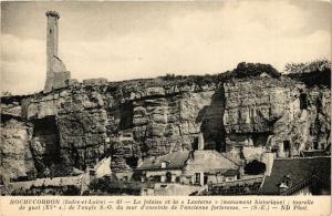 CPA ROCHECORBON - La falaise et la Lanterne (Mon.hist.) (227089)