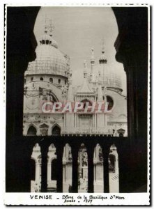 Postcard Old Venice Dome of the Basilica of St. Mare Year 1957