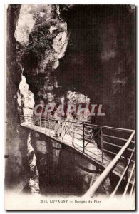 Auvergne Old Postcard Lovagny Gorges du Fier