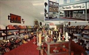 Madeira Beach Florida FL Factory Store  Interior View 1950s-60s Postcard