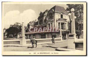 Old Postcard La Bourboule Casino Child on a donkey
