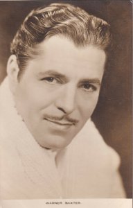RP: Warner Baxter, American film actor, 1910-40s
