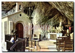 Postcard Modern Covadanga Asturias Interior of the Gruta