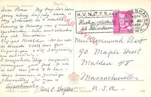 Sweden Old Vintage Antique Post Card Stadshuset Stockholm 1956