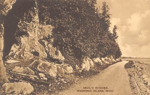 Devil's Kitchen View - Mackinac Island, Michigan MI