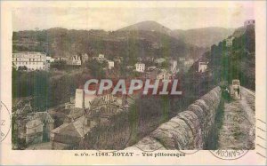 Old Postcard Royat View Picturesque