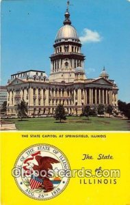 State Capitol Springfield, Illinois, USA Unused 