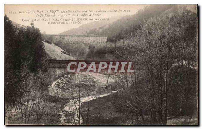 Saint Etienne - Dam No Riot has chasm 2200m d & # 39Enfer - Old Postcard