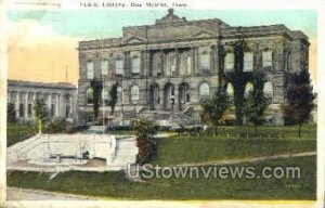 Public Library - Des Moines, Iowa IA