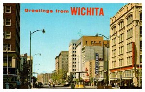 Postcard SHOP SCENE Wichita Kansas KS AQ0605