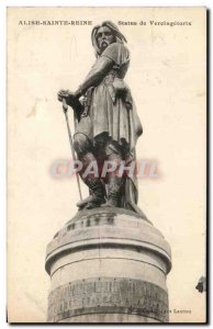 Old Postcard Alise Sainte Reine Statue of Vercingetorix