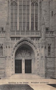 Entrance to the chapel, Princeton University USA College Unused 